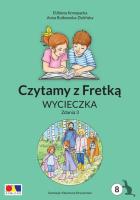 Czytamy z Fretką cz.8 Wycieczka. Zdania 3. Autor: Elżbieta Konopacka, Anna Rutkowska-Zielińska. SmakLiter.pl Okładka książki Czytamy z Fretką cz.8 Wycieczka. Zdania 3