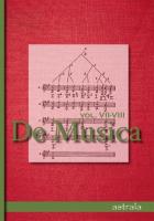 De Musica Vol VII-VIII. Autor:   Praca zbiorowa. SmakLiter.pl Okładka książki De Musica Vol VII-VIII