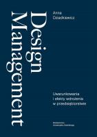 Design Management. Autor: Anna Dziadkiewicz. SmakLiter.pl Okładka książki Design Management