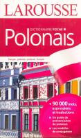 Okładka książki Dictionnaire de poche francais-polonais...