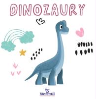 Dinozaury. Autor: Małgorzata Szewczyk-Nowak, Grzankowska Ewelina. SmakLiter.pl Okładka książki Dinozaury