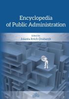 Encyclopedia of Public Administration. Autor: Itrich-Drabarek Jolanta. SmakLiter.pl Okładka książki Encyclopedia of Public Administration