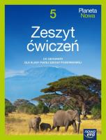 Geografia SP 5 Planeta Nowa ćw. NE 2021. Autor: Knopik Justyna, Skomoroko Kamila, Ryszard Przybył. SmakLiter.pl Okładka książki Geografia SP 5 Planeta Nowa ćw. NE 2021