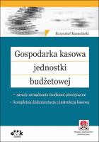 Okładka książki Gospodarka kasowa jednostki budżetowej