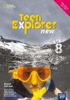 J. Angielski SP 8 Teen Explorer New ćw. 2021 NE. Autor: Angela Bandis, Shotton Diana, Phillip McElmuray. SmakLiter.pl Okładka książki J. Angielski SP 8 Teen Explorer New ćw. 2021 NE