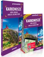 Okładka książki Karkonosze, Góry Izerskie, okolice Jeleniej Góry light: przewodnik + mapa