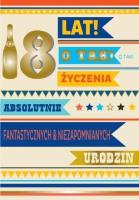 Okładka książki Karnet 18 Urodziny 18 lat o tak! PP-1640