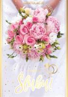 Karnet B5 Q3DV-016 Ślub bukiet. Wydawca: Kukartka. SmakLiter.pl Opakowanie Karnet B5 Q3DV-016 Ślub bukiet