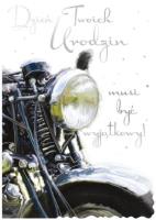 Opakowanie Karnet B5 QDK-039 Urodziny motor