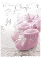 Opakowanie Karnet B5 QDK-044 Chrzest (różowy)