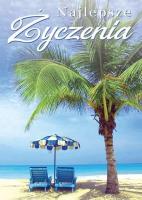 Karnet B6 3DV-150 Najlepsze życzenia, palma. Wydawca: Kukartka. SmakLiter.pl Opakowanie Karnet B6 3DV-150 Najlepsze życzenia, palma