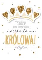 Karnet B6 DK-831 Urodziny królowa. Wydawca: Kukartka. SmakLiter.pl Opakowanie Karnet B6 DK-831 Urodziny królowa