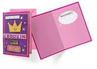 Karnet B6 FR-008 Urodziny królowa. Wydawca: Kukartka. SmakLiter.pl Opakowanie Karnet B6 FR-008 Urodziny królowa