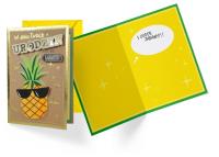 Karnet B6 FR-013 Urodziny ananas. Wydawca: Kukartka. SmakLiter.pl Opakowanie Karnet B6 FR-013 Urodziny ananas