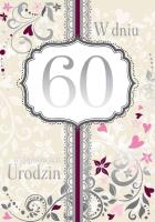 Karnet B6 PP-1388 Urodziny 60. Wydawca: Kukartka. SmakLiter.pl Opakowanie Karnet B6 PP-1388 Urodziny 60