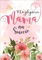 Karnet B6 PP-2083 Najlepsza mama, kwiaty. Wydawca: Kukartka. SmakLiter.pl Opakowanie Karnet B6 PP-2083 Najlepsza mama, kwiaty