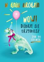 Karnet B6 PP-2131 Urodziny dinozaur. Wydawca: Kukartka. SmakLiter.pl Opakowanie Karnet B6 PP-2131 Urodziny dinozaur