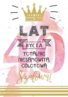 Opakowanie Karnet B6 PR-104 Urodziny 40