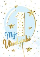 Opakowanie Karnet B6 PR-178 Roczek niebieski balon