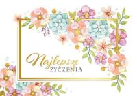 Karnet B6 PR-188 Najlepsze życzenia. Wydawca: Kukartka. SmakLiter.pl Opakowanie Karnet B6 PR-188 Najlepsze życzenia