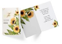 Opakowanie Karnet B6 PR-245 Imieniny słoneczniki
