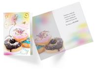 Karnet B6 PR-247 Imieniny pączki. Wydawca: Kukartka. SmakLiter.pl Opakowanie Karnet B6 PR-247 Imieniny pączki