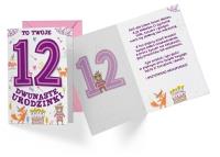 Opakowanie Karnet B6 PR-313 Urodziny 12
