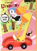 Opakowanie Karnet B6 Urodziny (wymienne cyf.) HM-200-832