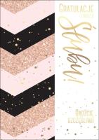 Okładka książki Karnet Gratulacje z okazji Ślubu Bądźcie szcześliwi PR-089