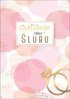 Okładka książki Karnet Gratulacje z okazji Ślubu PR-090