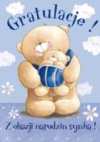 Okładka książki Karnet narodziny syna FF-244
