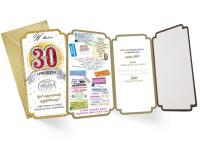 Karnet PM-170 Urodziny 30 2021. Wydawca: Kukartka. SmakLiter.pl Opakowanie Karnet PM-170 Urodziny 30 2021