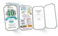 Karnet PM-172 Urodziny 40 2021. Wydawca: Kukartka. SmakLiter.pl Opakowanie Karnet PM-172 Urodziny 40 2021