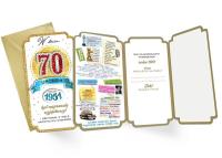 Karnet PM-175 Urodziny 70 2021. Wydawca: Kukartka. SmakLiter.pl Opakowanie Karnet PM-175 Urodziny 70 2021