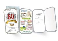 Karnet PM-176 Urodziny 80 2021. Wydawca: Kukartka. SmakLiter.pl Opakowanie Karnet PM-176 Urodziny 80 2021