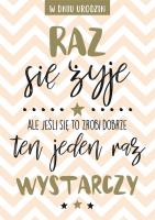 Okładka książki Karnet Urodziny PR-070