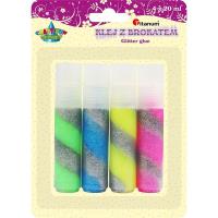 Opakowanie Klej z brokatem Duo mix 4szt