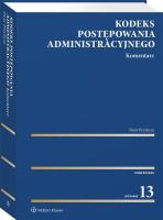Kodeks postępowania administrac Kom w.13/2021. Autor: Przybysz Piotr. SmakLiter.pl Okładka książki Kodeks postępowania administrac Kom w.13/2021