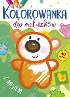 Okładka książki Kolorowanka dla maluszków z misiem
