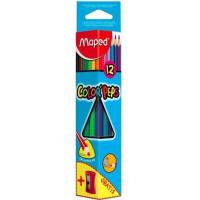 Opakowanie Kredki Colopeps trójkątne 12 kolorów + temperówka