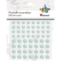 Opakowanie Kryształki samoprzylepne okrągłe blady nieb. 60szt