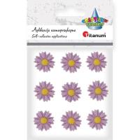 Opakowanie Kwiatki samoprzylepne z żywicy stokrotki mix 9szt