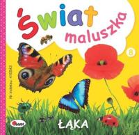 Łąka. Świat maluszka. Autor: Piotr Kozera. SmakLiter.pl Okładka książki Łąka. Świat maluszka