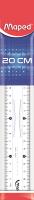 Opakowanie Linijka Maped Classic z uchwytem 20 Cm