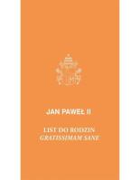 List do rodzin. Autor:  Jan Paweł II. SmakLiter.pl Okładka książki List do rodzin