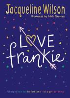 Love Frankie. Autor: Jacqueline Wilson. SmakLiter.pl Okładka książki Love Frankie