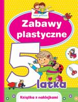Okładka książki Mali geniusze. Zabawy plastyczne 5-latka