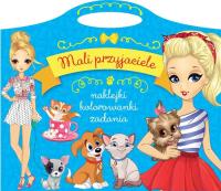 Okładka książki Mali przyjaciele. Naklejki kolorowanki zadania