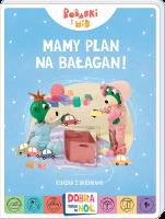 Mamy plan na bałagan! Książeczka  z okienkami. Bobaski i Miś. Dobranoc, Trefliki na noc.. Autor: Opracowanie zbiorowe. SmakLiter.pl Okładka książki Mamy plan na bałagan! Książeczka  z okienkami. Bobaski i Miś. Dobranoc, Trefliki na noc.