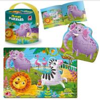 Maxi puzzle 2w1 Zoo. Wydawca: Roter Kafer. SmakLiter.pl Opakowanie Maxi puzzle 2w1 Zoo